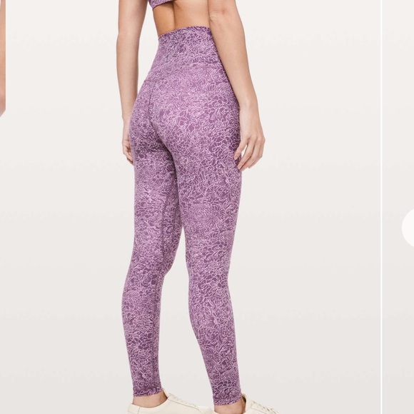 lululemon athletica Pants - Lulu🍋 Align 28” Arabesque Antoinette Smoky Quartz